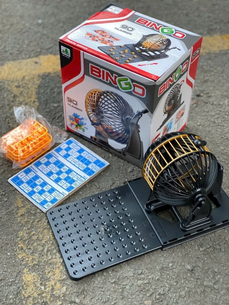 Bảng số bingo 3x9 in ấn rõ ràng