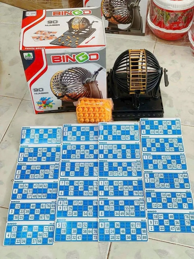 Đồ quay lô tô mini cho trẻ em chơi