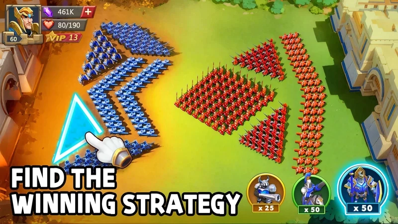 Hòa mình vào trận đấu gay cấn với lords mobile gameplay