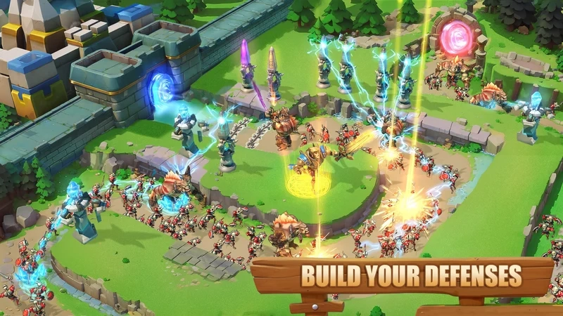Ghi lại mọi cảnh đẹp qua lords mobile screenshot