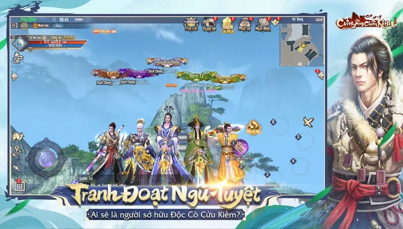 Trải nghiệm cửu âm chân kinh 3d mobile sống động