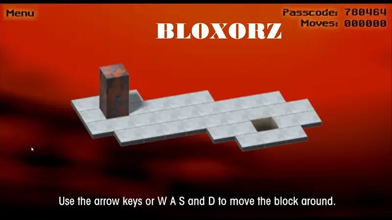 Bloxorz xếp gạch 3D cho học sinh luyện trí