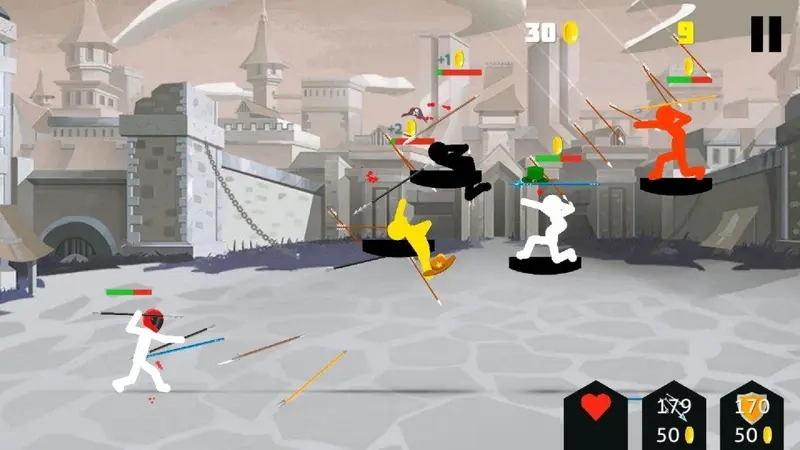 Bowman đối kháng cung thủ trong đấu trường gay cấn