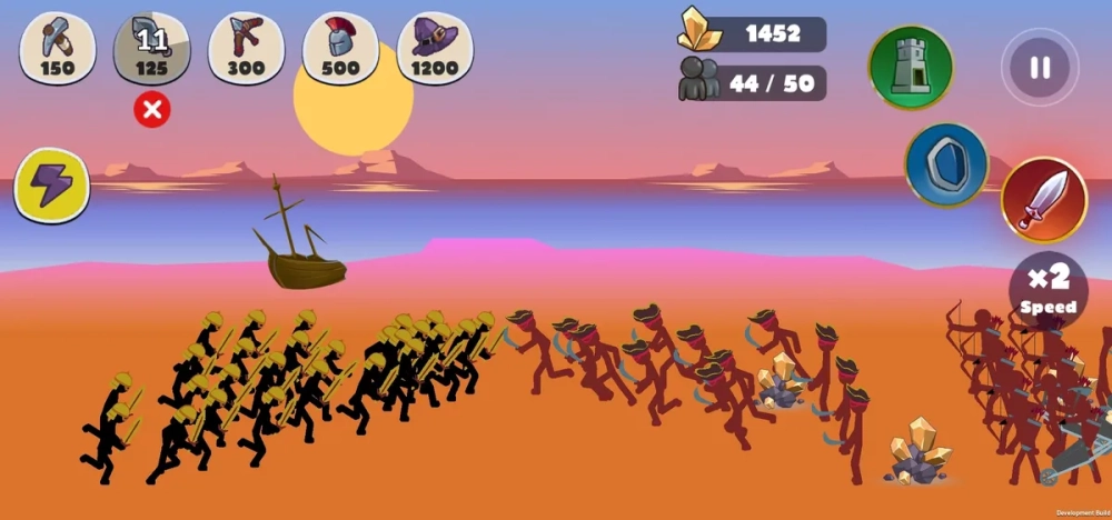 Bộ sưu tập các đơn vị quân cổ điển tại Stick Empires stickpage xưa