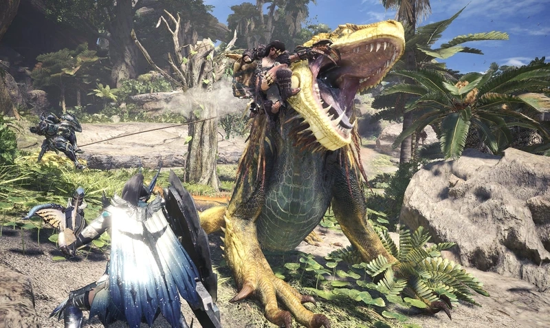 Nhịp độ chiến đấu cuốn hút từ Monster Hunter World gameplay