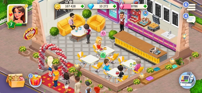 Trở thành đầu bếp tài ba trong my cafe restaurant game
