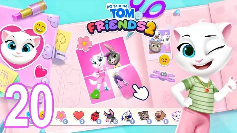 Khám phá thế giới đầy màu sắc my talking tom friends world