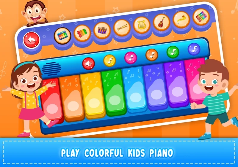 Giai điệu trong trẻo từ piano kids music