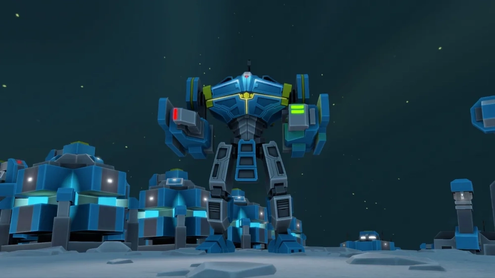 Cảnh tượng mặt trăng va chạm vào hành tinh chính