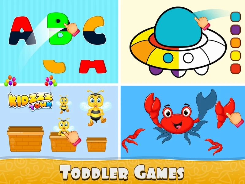 Giải trí an toàn qua toddler games app