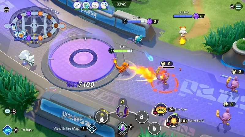 Thử Pokemon Unite chiến thuật leo rank ổn