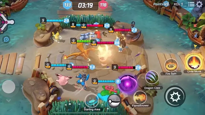 Thực hành Pokemon Unite cách đi rừng hiệu quả