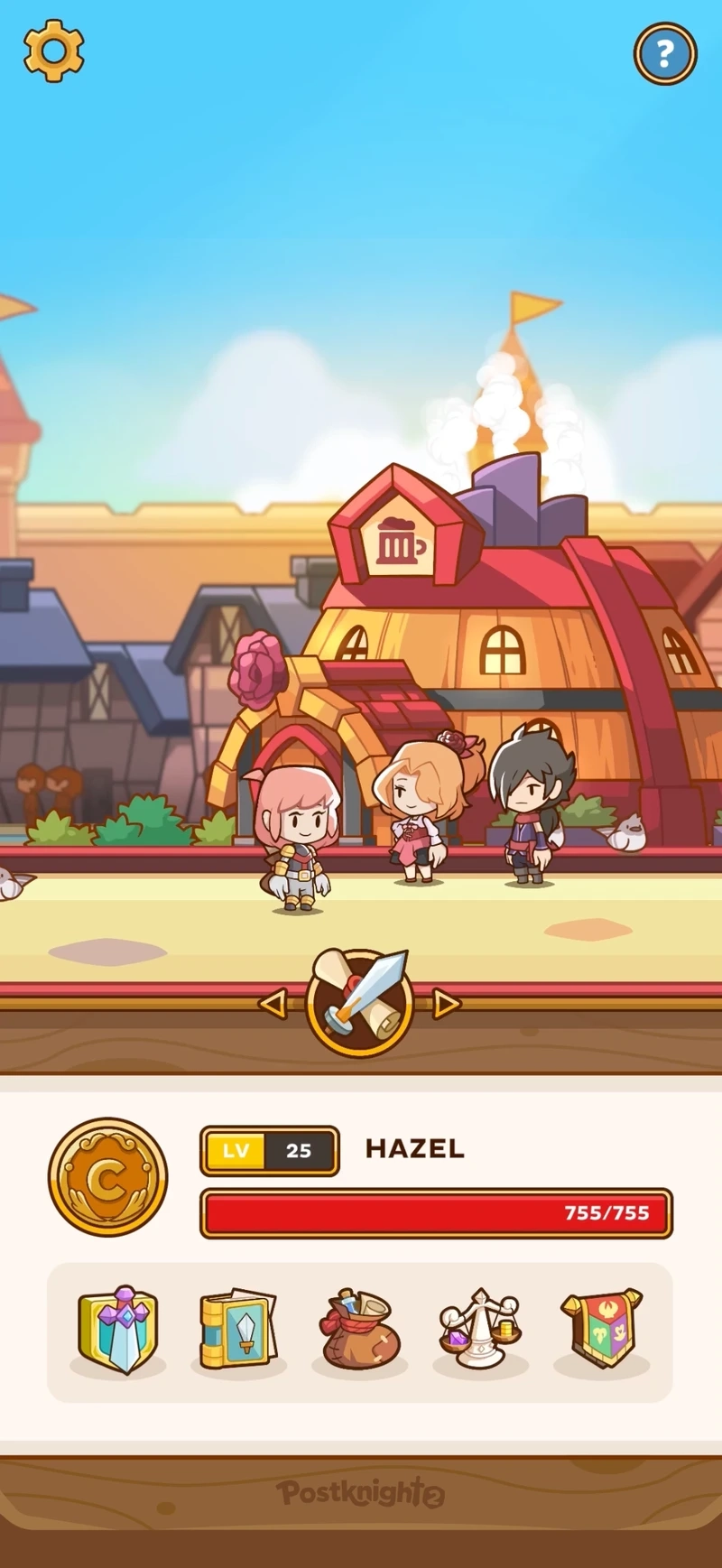 Lối chơi đơn giản nhưng cuốn hút của Postknight chiến thuật RPG