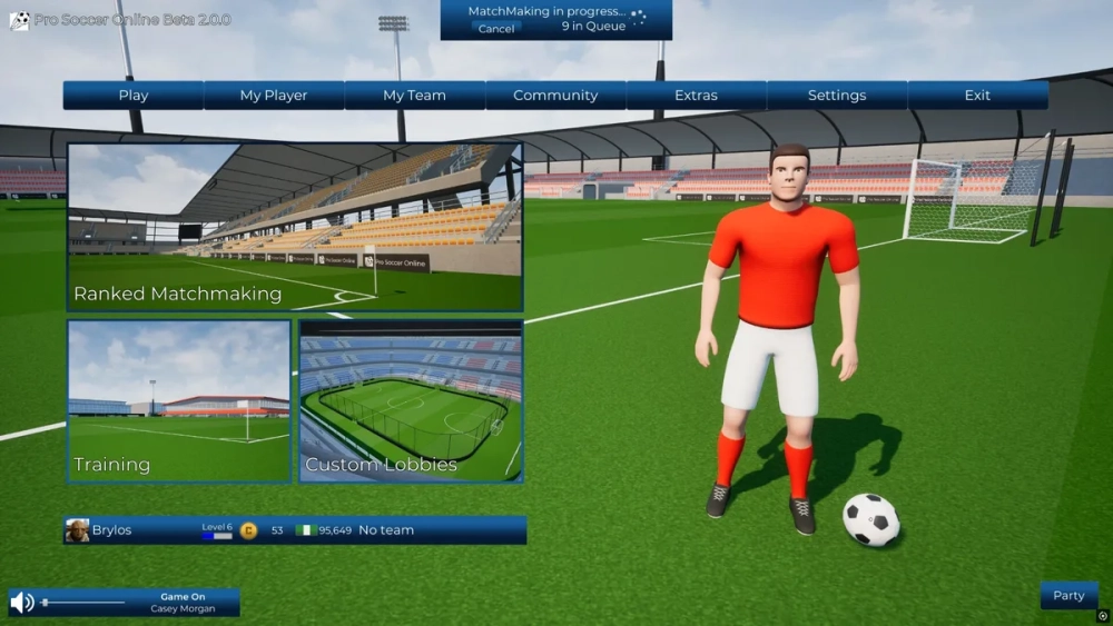 Trải nghiệm play pro soccer online với bạn bè cực kỳ gay cấn
