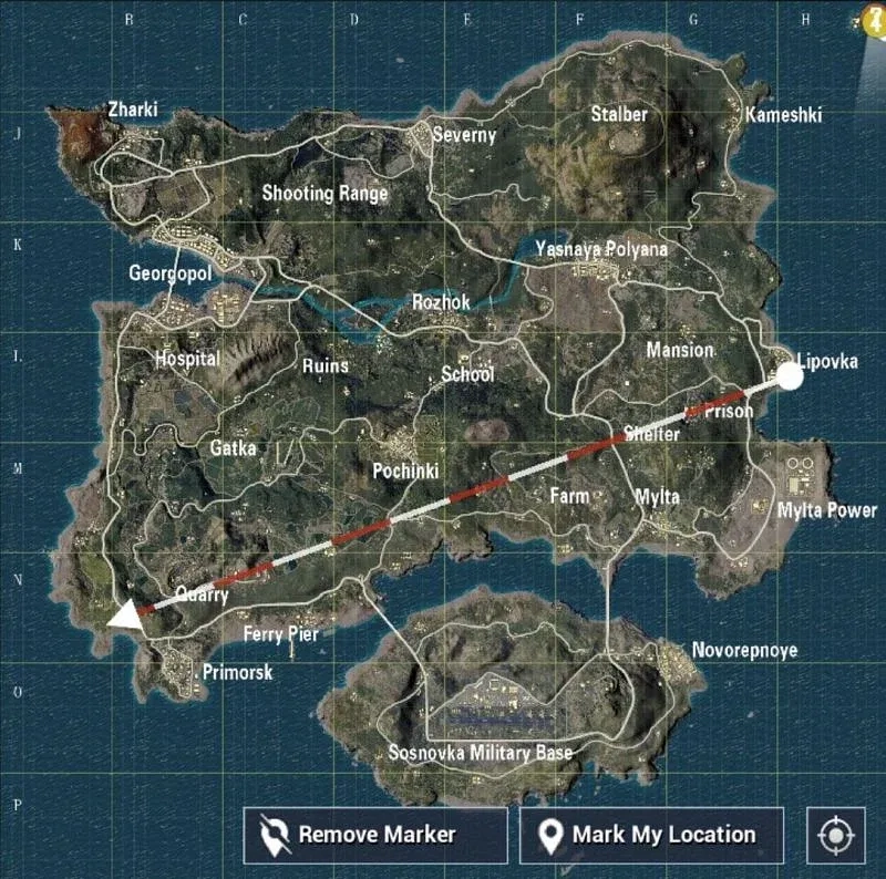 Khám phá map trong PUBG Mobile chiến thuật đa dạng