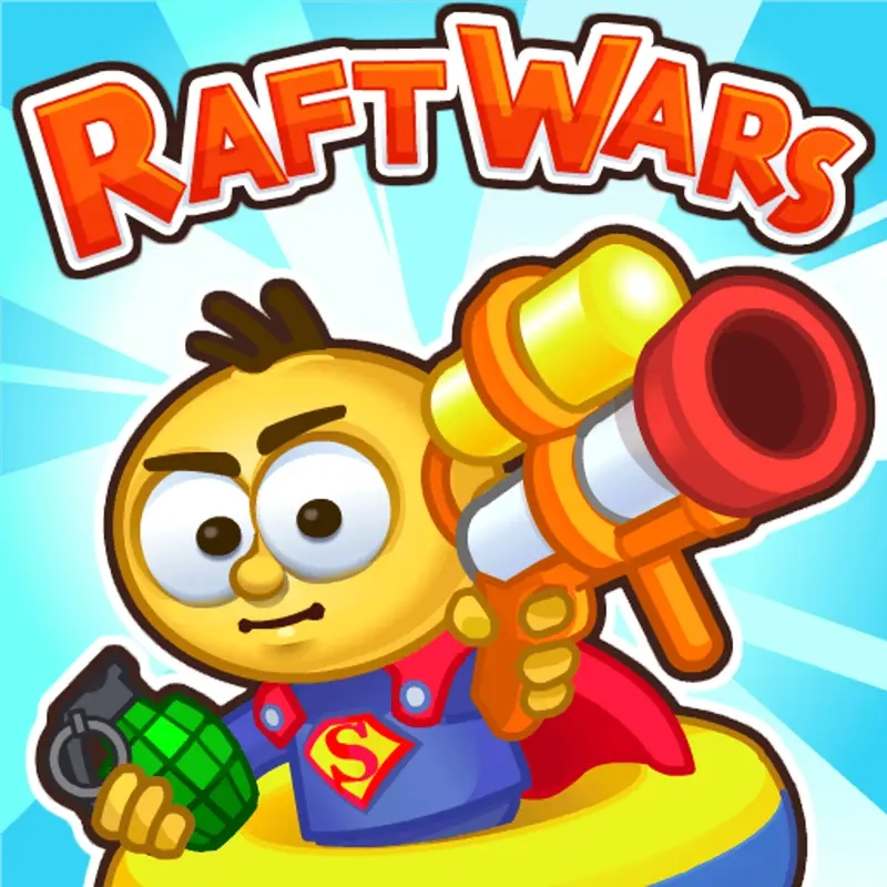 Giao diện raft wars trực tuyến trên trình duyệt web