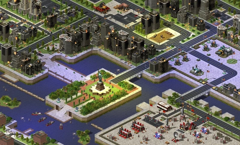Trải nghiệm chiến trường command conquer red alert 2 gameplay