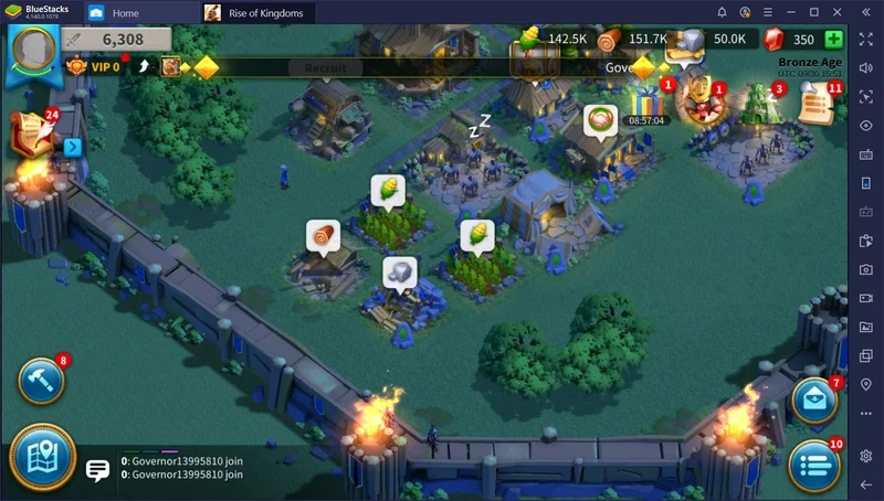 Tham gia trận chiến với rise of kingdoms gameplay hấp dẫn