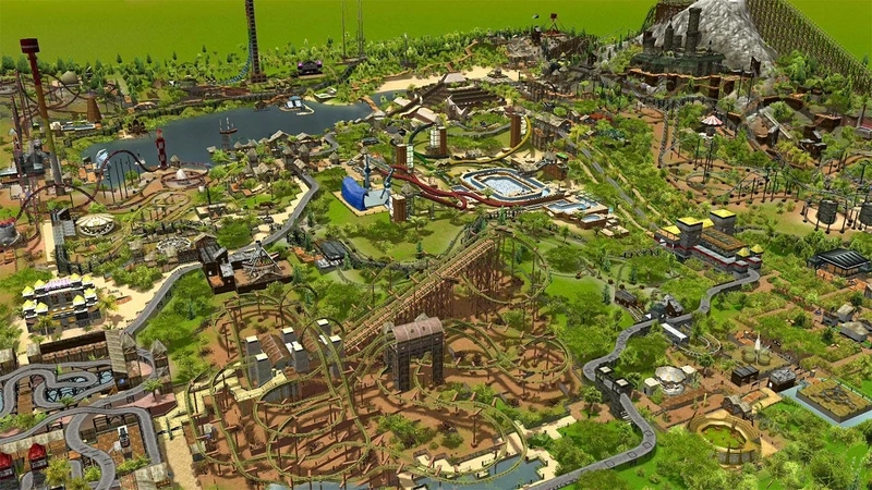 Hoài niệm tuổi thơ rollercoaster tycoon asm
