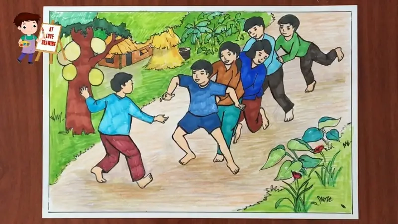 Rồng rắn biến thể trong trường học giờ ra chơi
