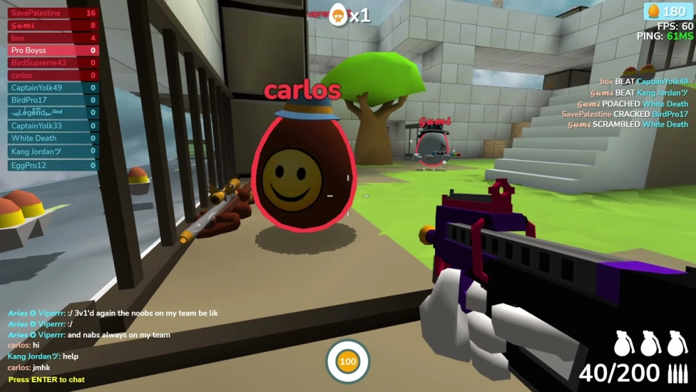 Mẹo leo top kill Shell Shockers bằng kỹ năng di chuyển