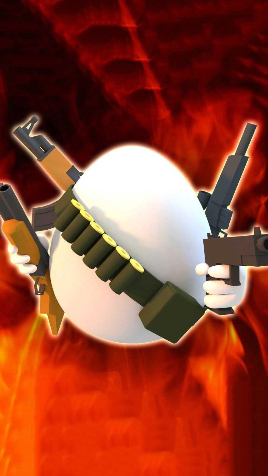 Phối hợp cùng đồng đội khi chơi Shell Shockers với bạn bè