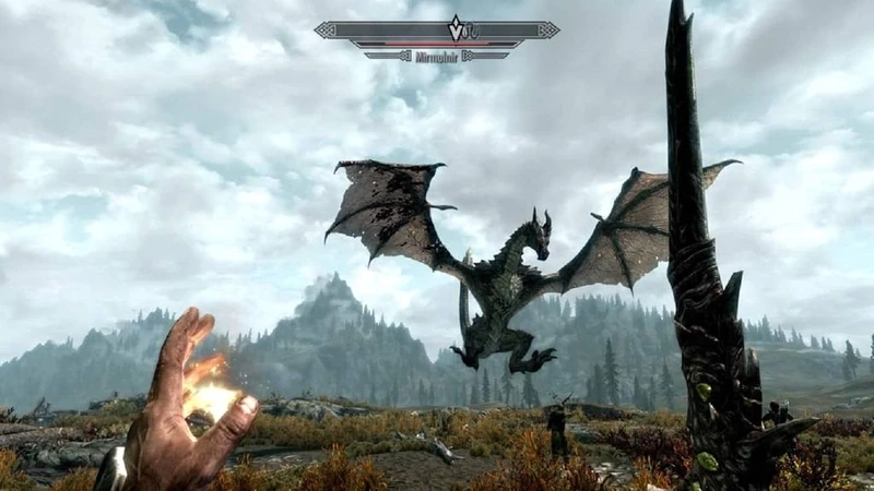 Trở thành Skyrim nhân vật Dragonborn mạnh mẽ và huyền thoại