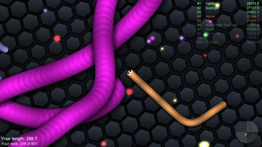 Thủ thuật chơi Slither.io không lag hình ảnh bằng cách giảm đồ họa