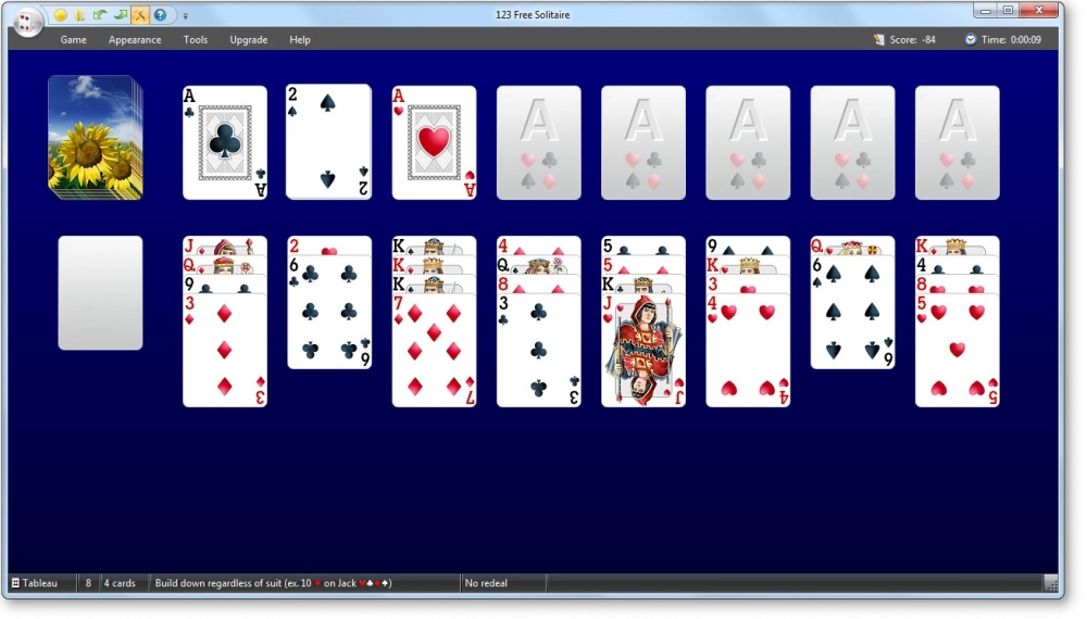 Thử thách trí tuệ với phiên bản Solitaire Klondike turn 3 độ khó cao nhất