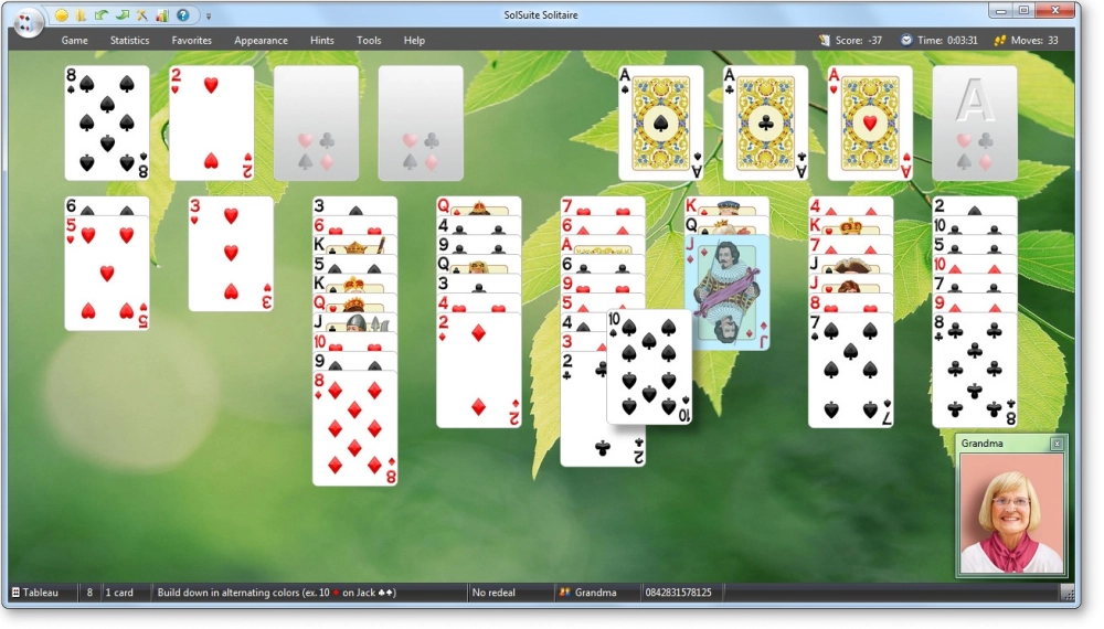 Mẹo xếp bài Solitaire nhanh bằng cách tận dụng ô trống trên bàn chơi
