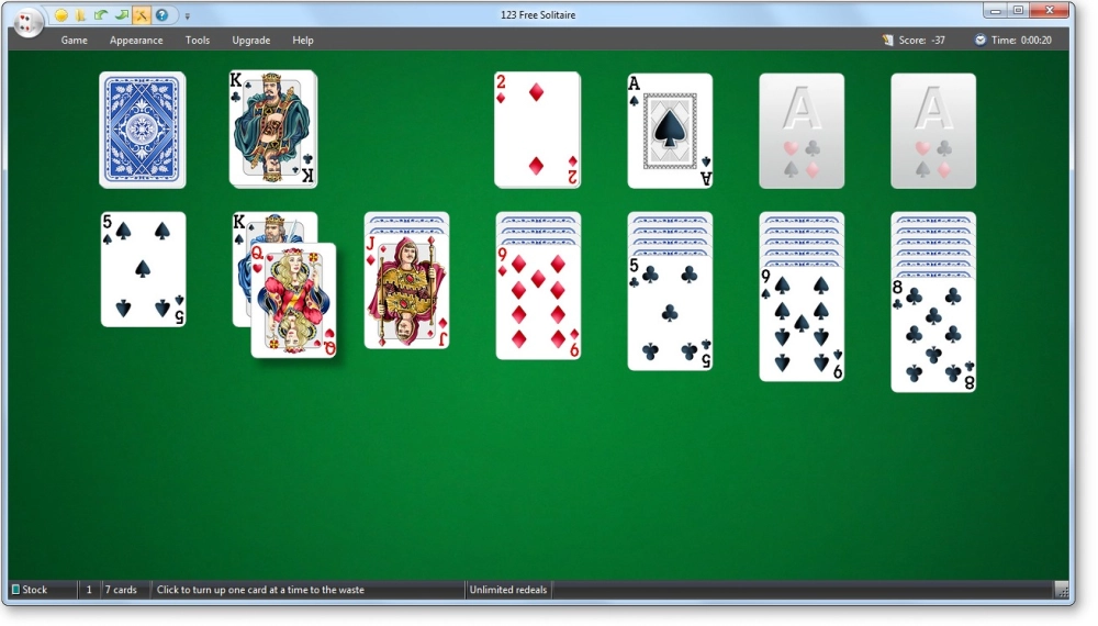 Hình ảnh các biến thể của Solitaire phổ biến nhất trong năm 2026