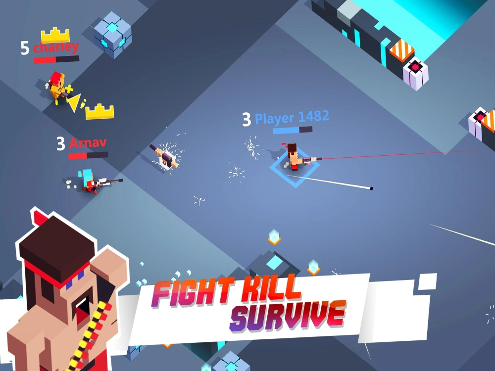 Giao diện chiến đấu rực rỡ trong thế giới Squadd.io 2026