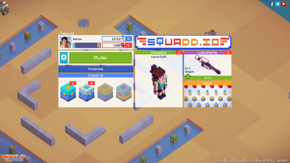 Hướng dẫn chơi Squadd.io trên PC bằng bàn phím và chuột