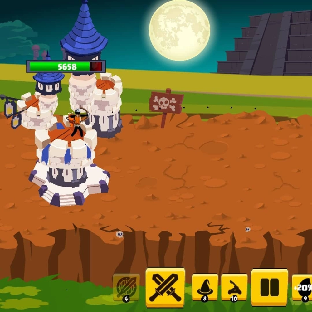 Hiệu ứng làm chậm của skin băng giá trong game người que chiến thuật