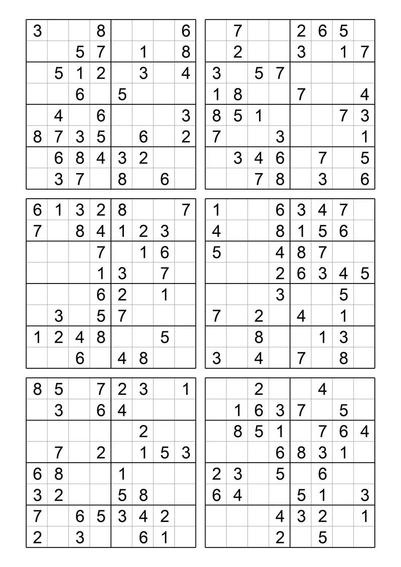 Bảng sudoku 2x2 dành cho trẻ nhỏ