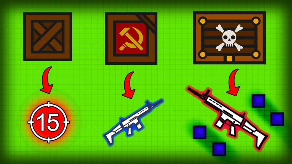 Hướng dẫn loot đồ nhanh trong Surviv.io để giành lợi thế đầu trận