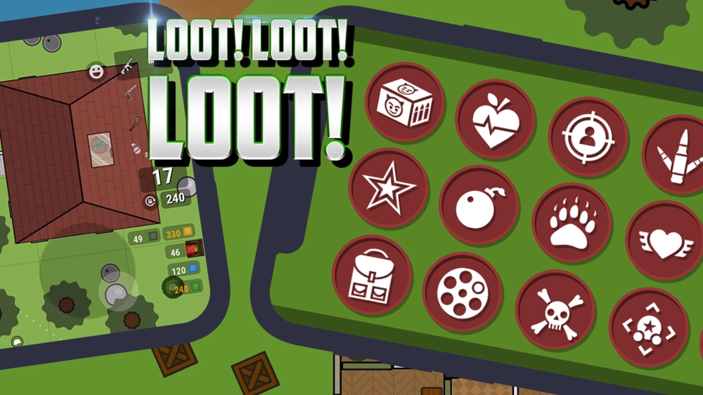 Giao diện chiến đấu đỉnh cao trong Surviv.io server mới 2026