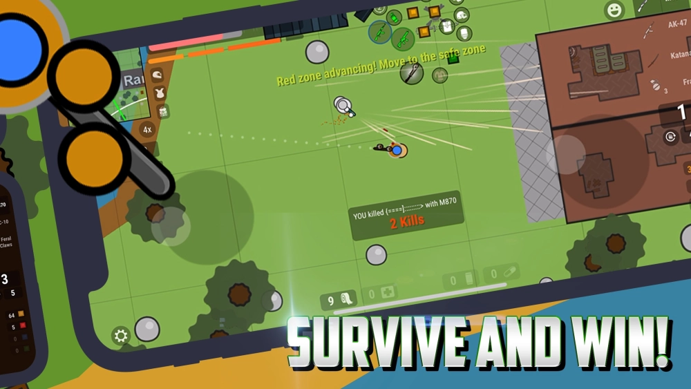 Cách sử dụng Scope tối ưu trong Surviv.io 2D battle royale