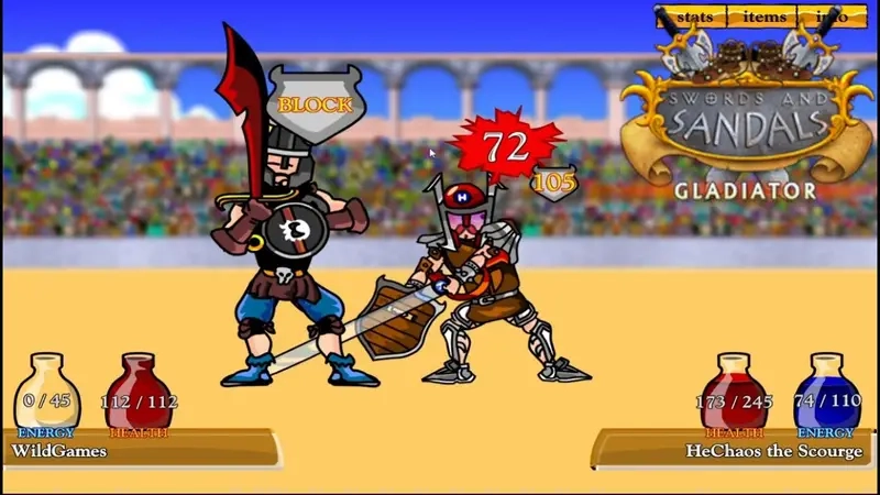 Swords and Sandals nhập vai với chiến binh tùy biến