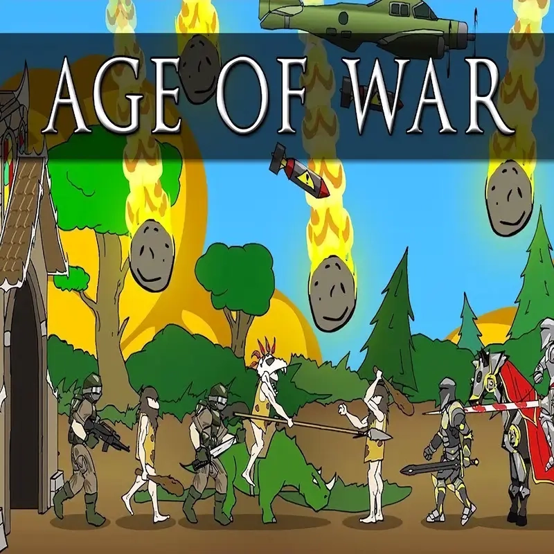 Age of War giao diện nâng cấp quân đội
