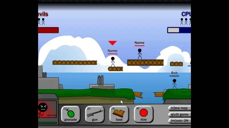 Territory War stickman game chiến thuật vui