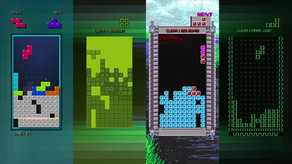 Hình ảnh chi tiết phân loại các loại hình khối trong Tetris hiện đại