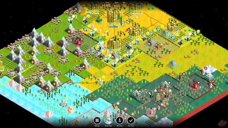 Nâng trình chiến thuật với the battle of polytopia guide