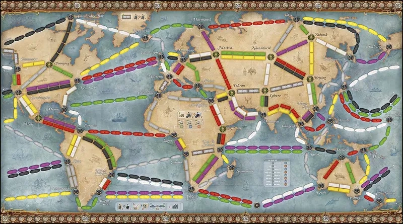 Xem luật chơi Ticket to Ride cơ bản
