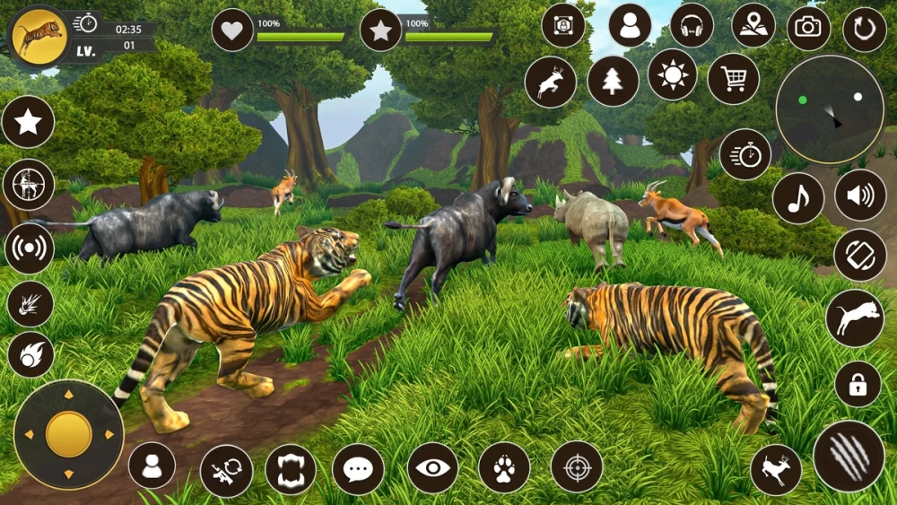 Thiết lập chuẩn để chơi game tiger simulator 3d không lag