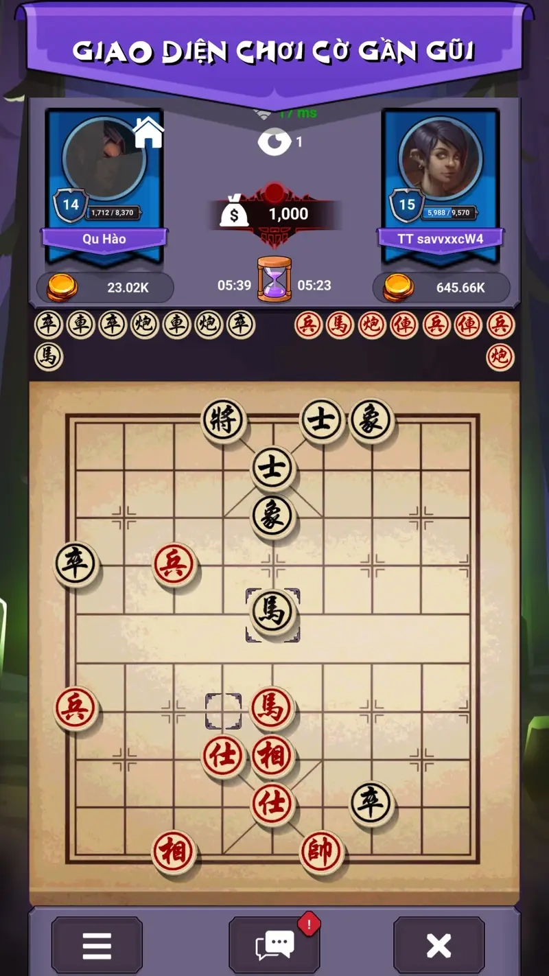 Minh họa chiến lược cờ tướng sắp xếp thế trận