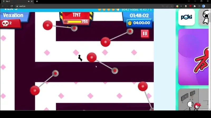 Pha Vex 5 phản xạ và kỹ năng gay cấn