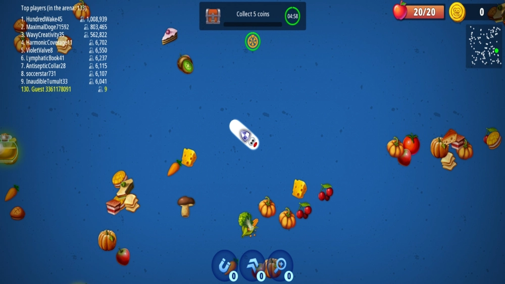 Bộ sưu tập các skin rắn độc lạ nhất trong game worm zone y8 năm 2026