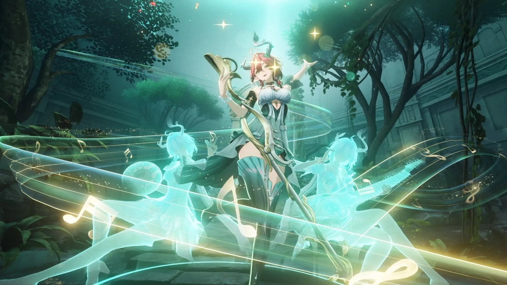 Ảnh fanart Changli cực nét thể hiện sức mạnh hỏa phượng hoàng đầy uy lực.