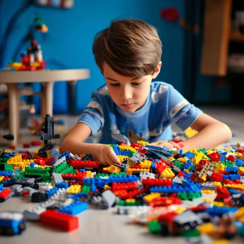 Bé hào hứng hơn khi chơi xếp hình lego theo chủ đề